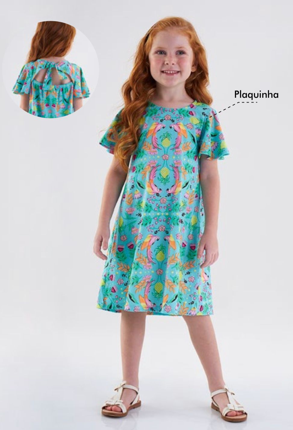 Vestido infantil para meninas. Vestido para crianças. Kids