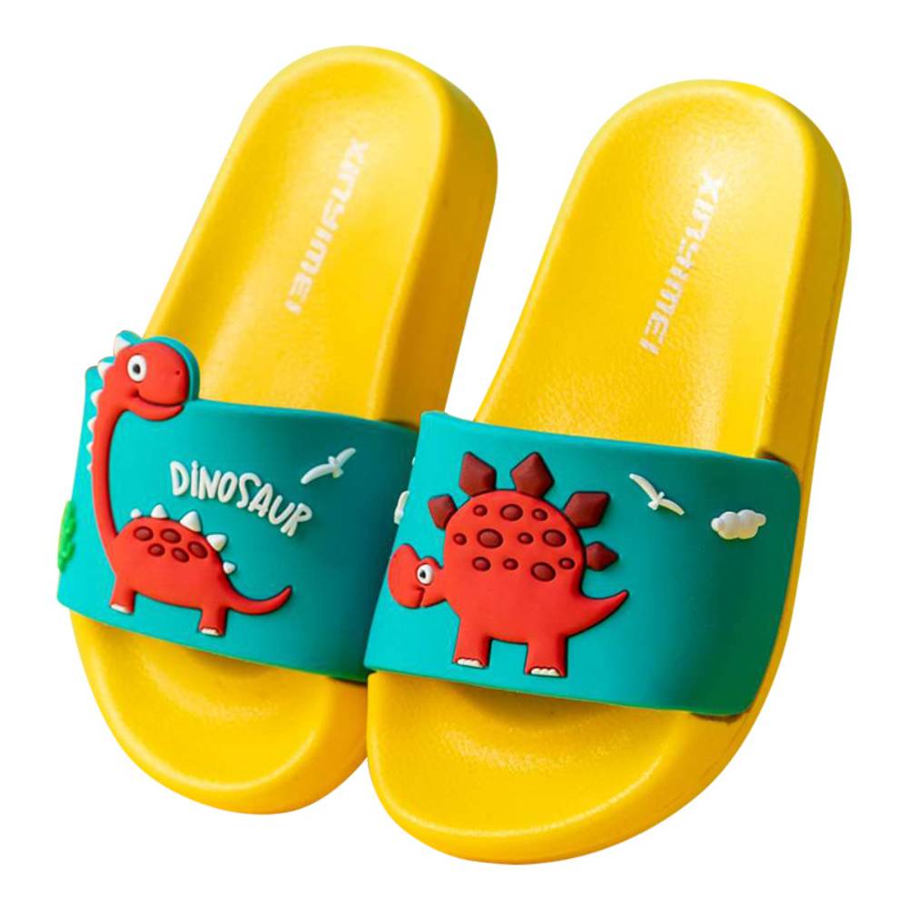 Novos chinelos bonitos crianças Dinossauro, bebê, chinelos impermeáveis e respirável. Antiderrapante meninos e meninas. Sapatos infantis. Sandálias de PVC.