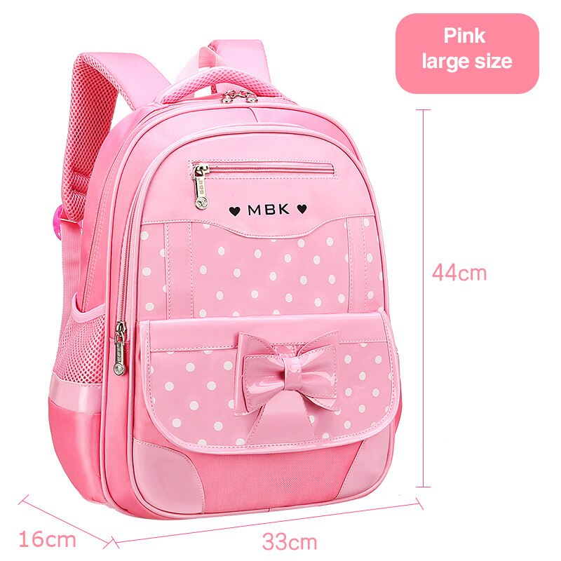 Novas mochilas escolares para crianças, conjunto de mochila infantil com laço fofo, mochila para escola primária, mochila escolar Mochila infantil