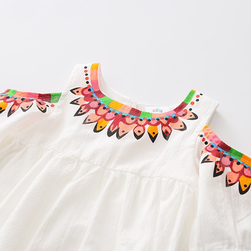 Vestidos de Crianças em Algodão no Branco e no Rosa. Vestido Verão Bebês Meninas. Roupa infantil.