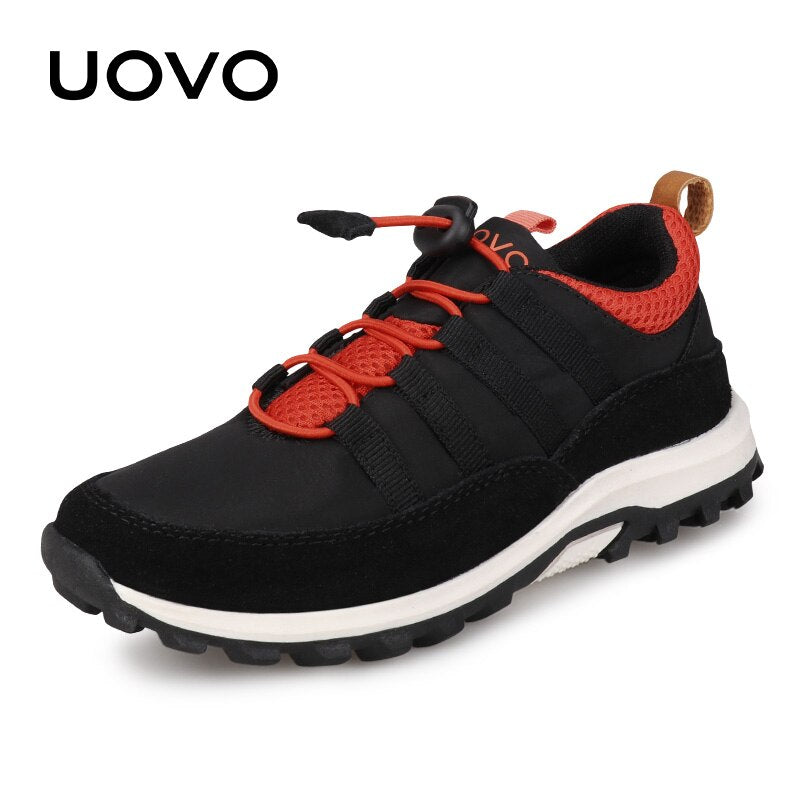 UOVO New Arrival Boys And Girls Sports Footwear Four Season Kids Shoes Brethable Children Sneakers Eur #32-38