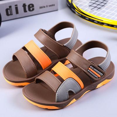 Sapatos infantis verão meninos, sandália masculina de estudante, borracha antiderrapante importada. Sapatos infantis sapatilha, sandália infantil graciosa em várias cores.