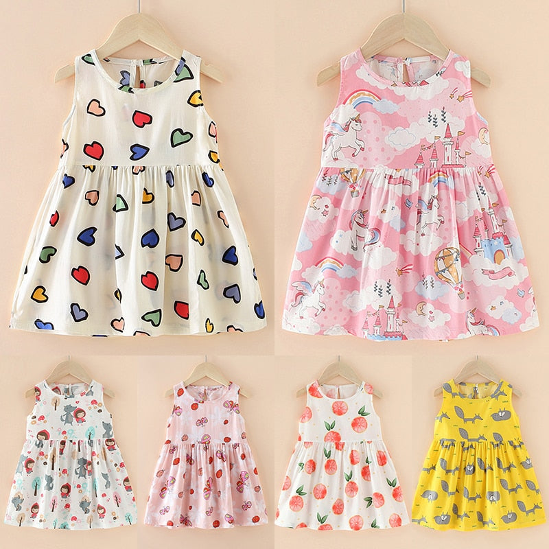 Roupas de bebê para meninas. Vestidos casuais. Para criancas, meninas.